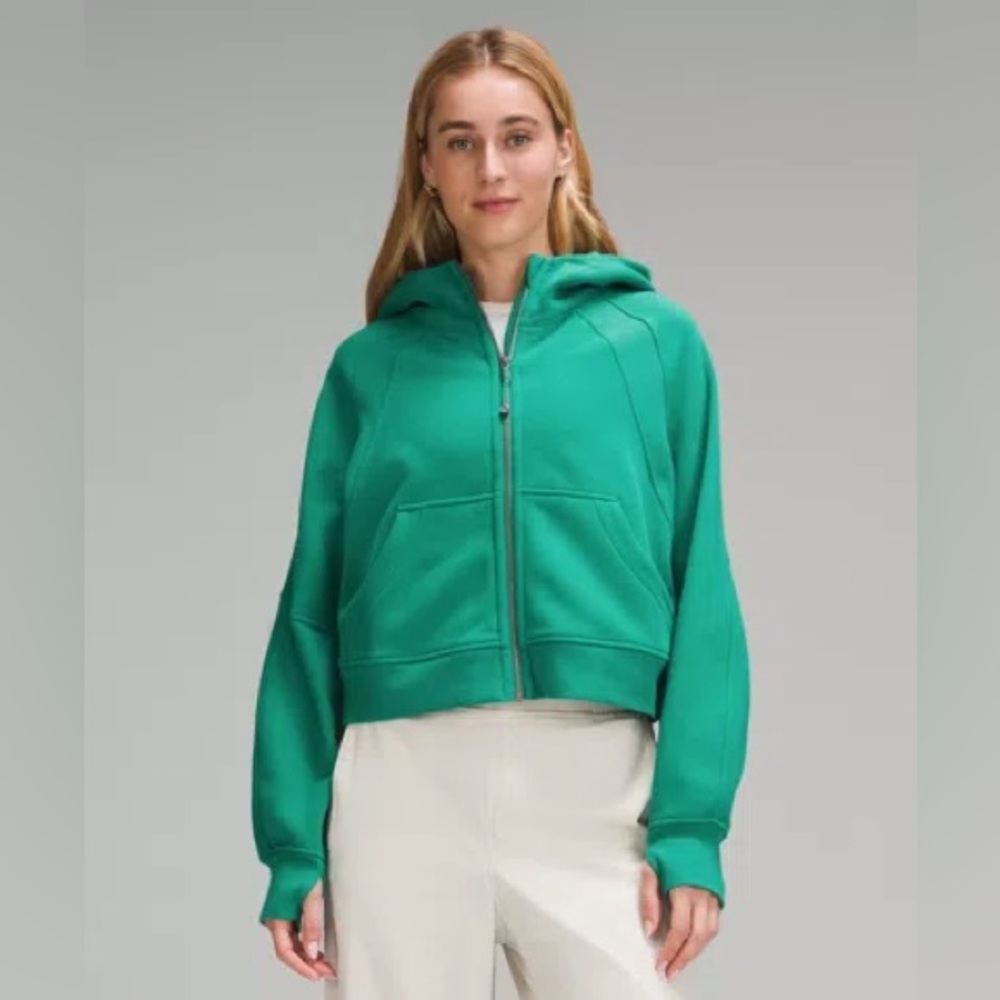 Lululemon Scuba oversized full zip, Cascade Green